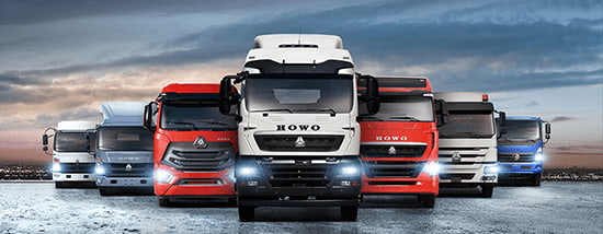 Howo trucks for sale by Sinotruk Motors